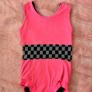 BusyBod Leo - Size 10 - Hot Pink & Checkered
